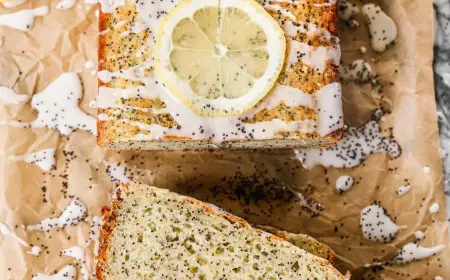 Bezglutenski banana hljeb sa limunom i makom